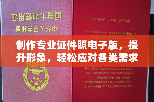 嘉善制作专业证件照电子版，提升形象，轻松应对各类需求