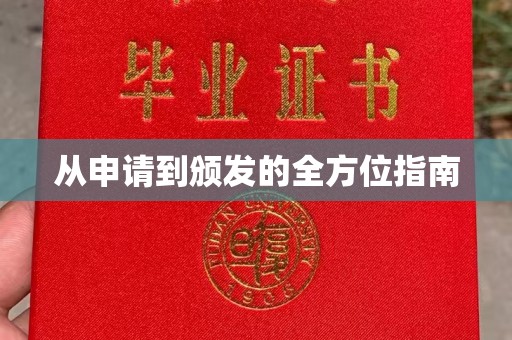 嘉善从申请到颁发的全方位指南