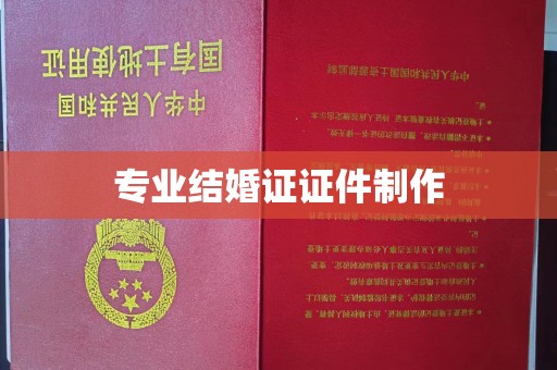 嘉善专业结婚证证件制作