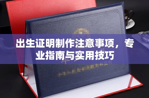 嘉善出生证明制作注意事项，专业指南与实用技巧