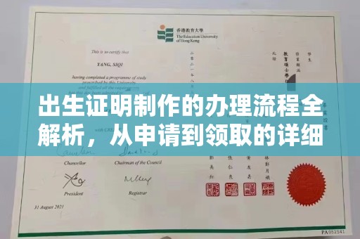 嘉善出生证明制作的办理流程全解析，从申请到领取的详细指南